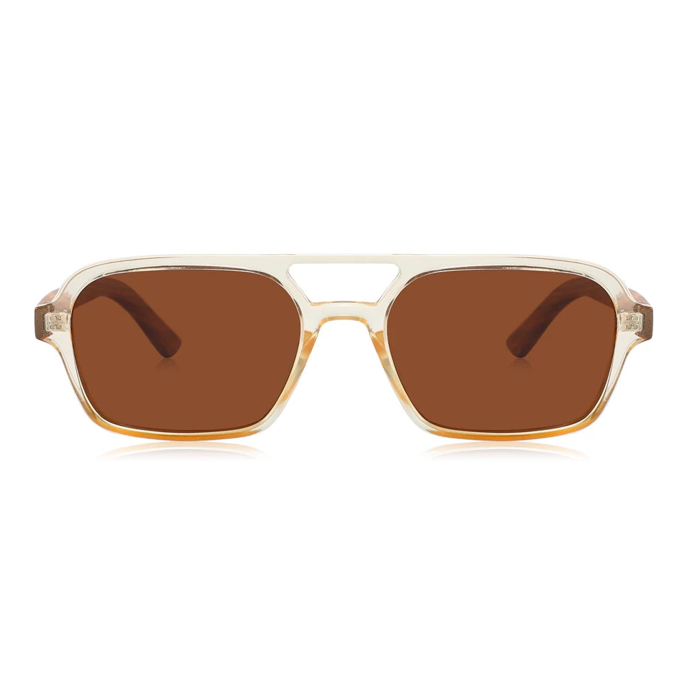 Malibu Wood – Polarisierte Sonnenbrille mit Echtholz-Bügeln UV400