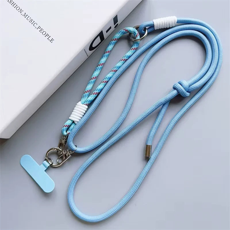 Handyband zum Umhängen hellblau mit Handschlaufe