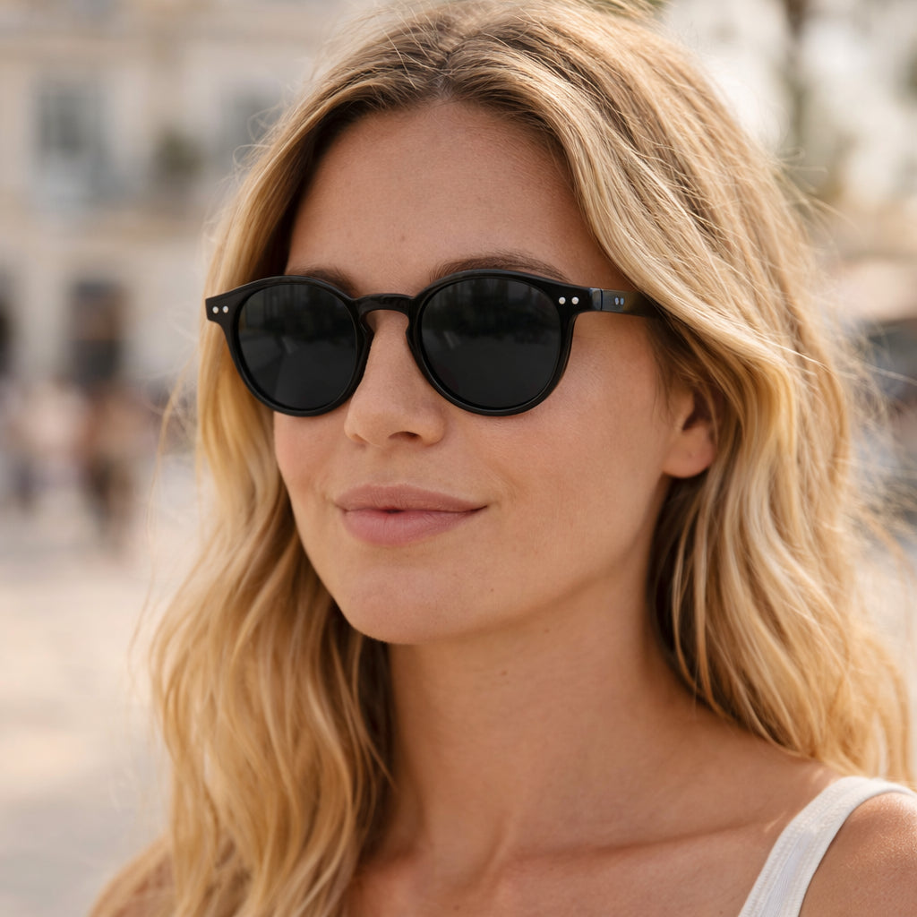 Hello Motti Sonnenbrille – Milano Black polarisiert & UV400 | Recycelt